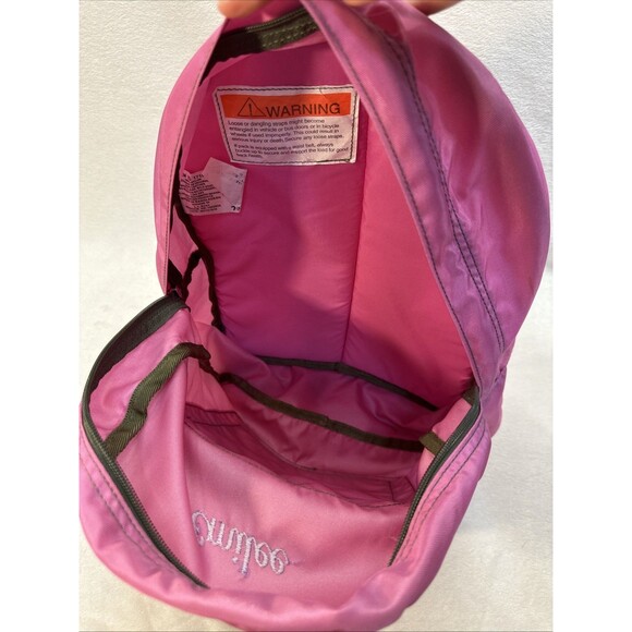 L.L.Bean Kids Backpack Small Pink Reflective Multi Pocket 15”x11” Bag *Emilee - Picture 8 of 8
